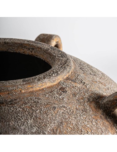Ánfora Clásica de Hormigón Marrón Envejecido –...
