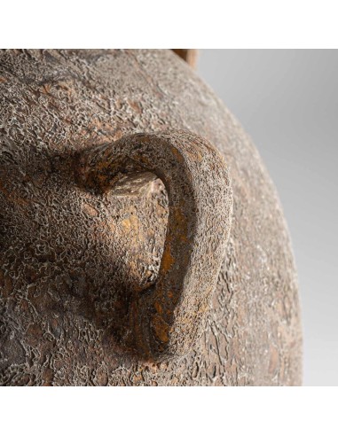 Ánfora Clásica de Hormigón Marrón Envejecido –...