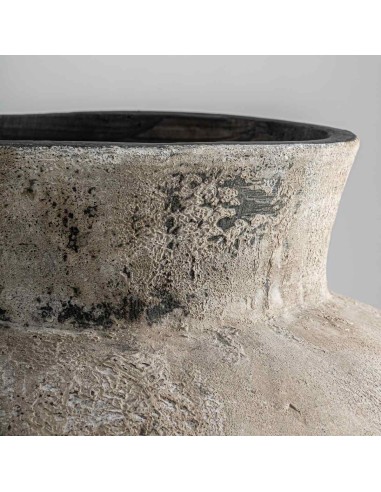Tinaja Clásica Grande de Hormigón Gris...