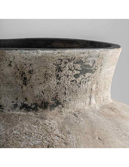 Tinaja Clásica Grande de Hormigón Gris Envejecido – 168 cm – Vical Home