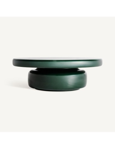 Mesa de Centro GORY Verde Brillo con Fibra de Vidrio – Vical Home