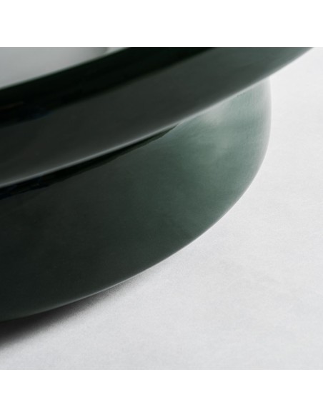 Mesa de Centro GORY Verde Brillo con Fibra de Vidrio – Vical Home