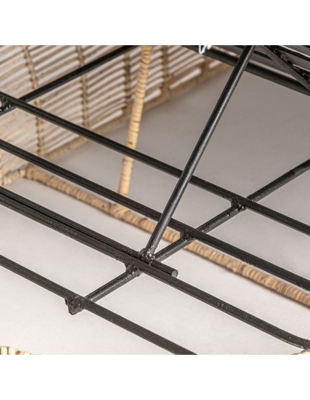 Tumbona boho de ratán Vical Home – Estilo ibicenco y confort natural