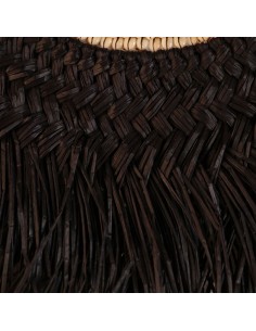 Panel decorativo Vical Home en rafia negra – Textura y... 2