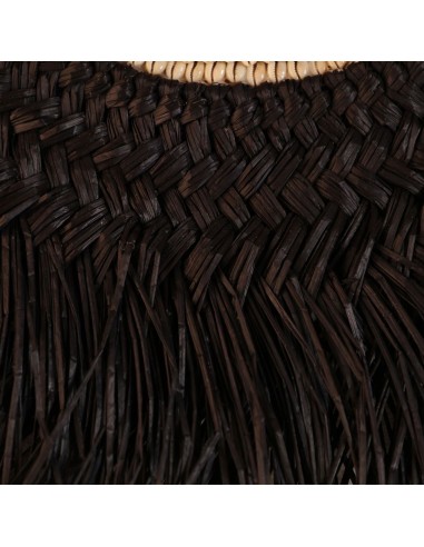 Panel decorativo Vical Home en rafia negra –...