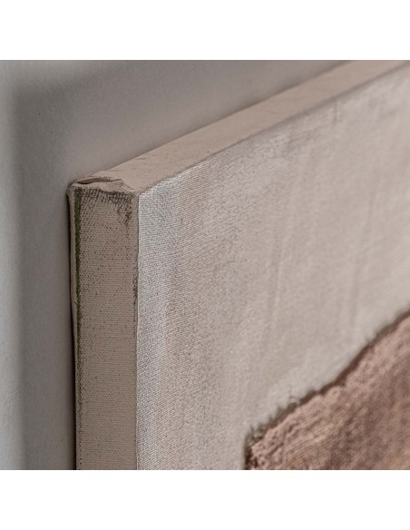 Lienzo Hernan Vical Home – Arte mural en tonos madera y marrón tropical