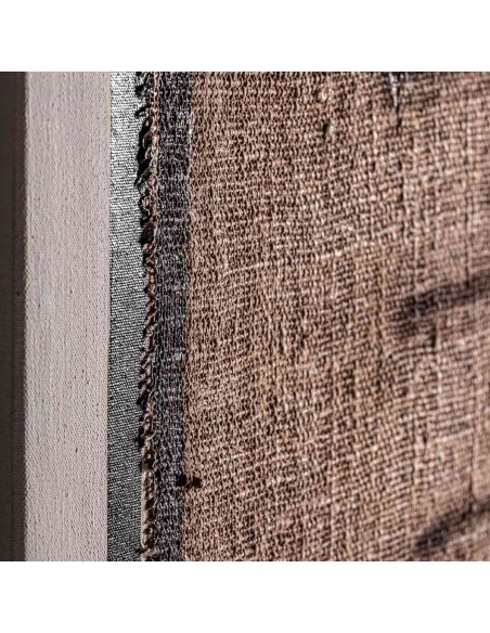 Lienzo Marcelo Vical Home – Arte mural morado y madera tropical con acabado artesanal