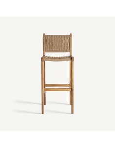 Taburete Vaduz VICAL Home – Madera de teka y fibra... 2