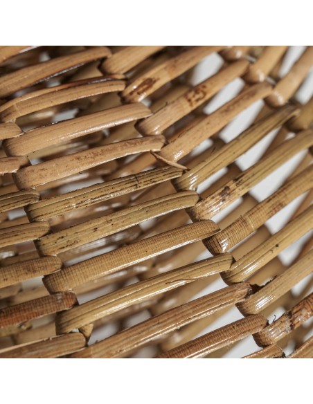 Aplique Plissé VICAL Home – Ratán marrón estilo nórdico natural