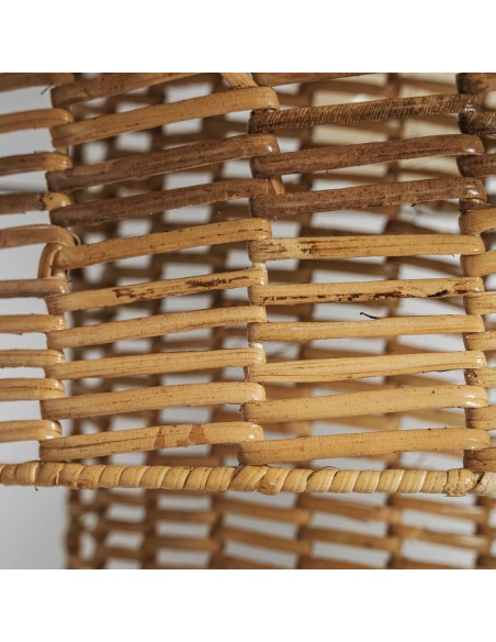 Aplique Plissé VICAL Home – Ratán marrón estilo nórdico natural