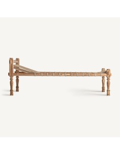 Tumbona BELLEY VICAL Home – Madera de teka y cuerda...