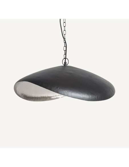 Lámpara colgante contemporánea VICAL Home – Hierro negro y plata