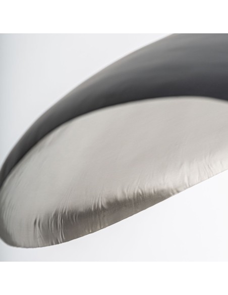 Lámpara colgante contemporánea VICAL Home – Hierro negro y plata