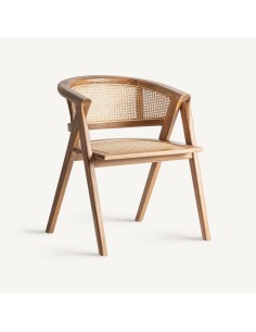 Silla EANE VICAL Home – Madera de teka y raíz natural...