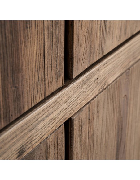 Armario Norvik VICAL Home – Madera de olmo marrón y diseño imponente