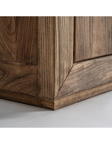 Armario Norvik VICAL Home – Madera de olmo marrón y diseño imponente