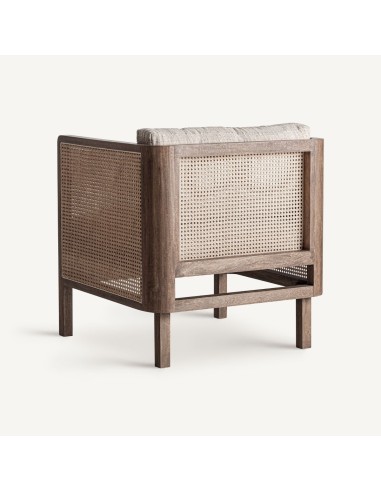 Sillón Vical Home en madera de mango y...