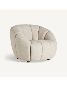 Sillón Lajoux Vical Home – Sillón Contemporáneo Beige...