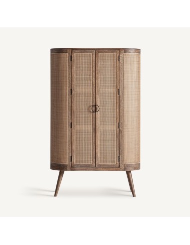 Armario Beckley Vical Home – Armario Nórdico de Madera y Mimbre