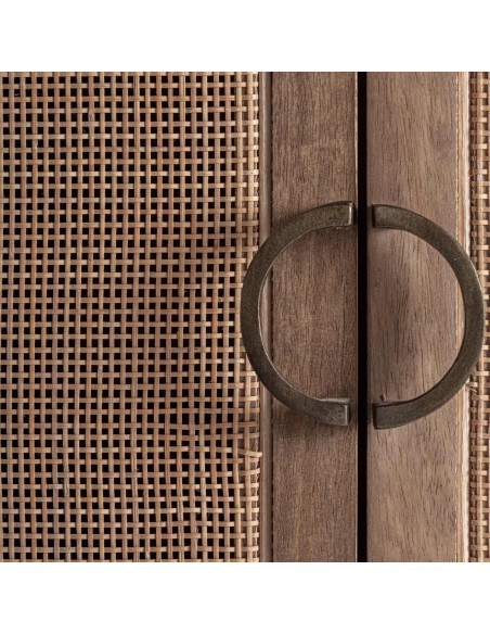 Armario Beckley Vical Home – Armario Nórdico de Madera y Mimbre