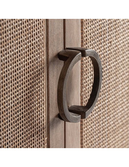 Armario Beckley Vical Home – Armario Nórdico de Madera y Mimbre