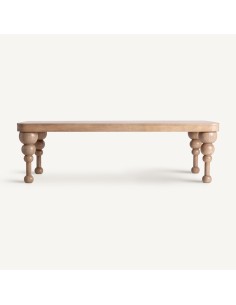 Mesa de comedor Bocksberg Vical Home de madera de mango...