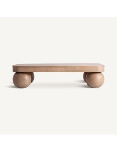 Mesa de centro Bocksberg Vical Home de madera de mango en...
