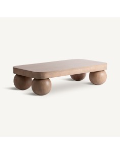 Mesa de centro Bocksberg Vical Home de madera de mango en... 2