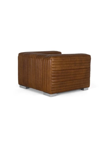 Sillón de Piel Marrón Giner y Colomer – Diseño...