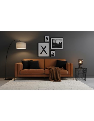 Sofá 3 Plazas de Piel Marrón Giner y Colomer –...