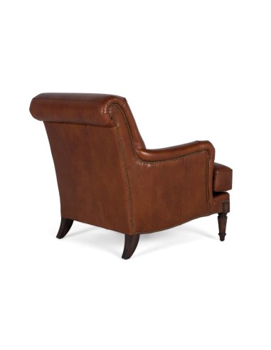 Sillón en Piel Marrón Giner y Colomer – Estilo...