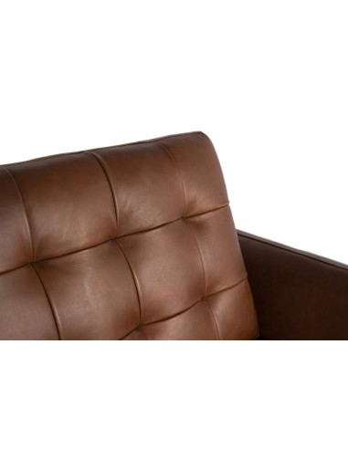 Sofá 3 Plazas de Piel Marrón Giner y Colomer –...