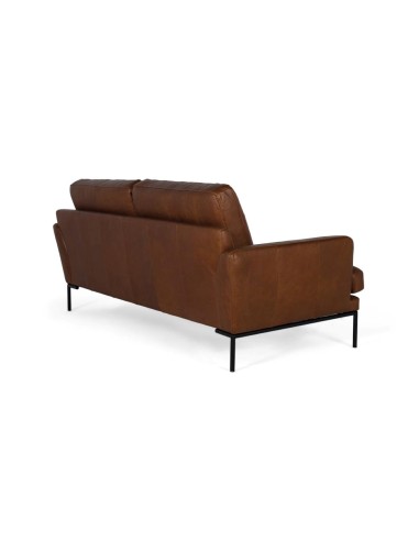 Sofá 3 Plazas de Piel Marrón Giner y Colomer –...
