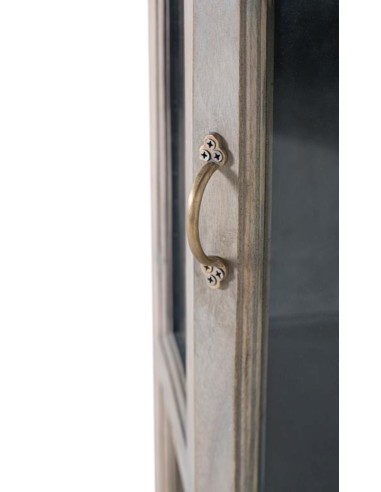 Vitrina Rinconera de Madera de Mango Giner y...