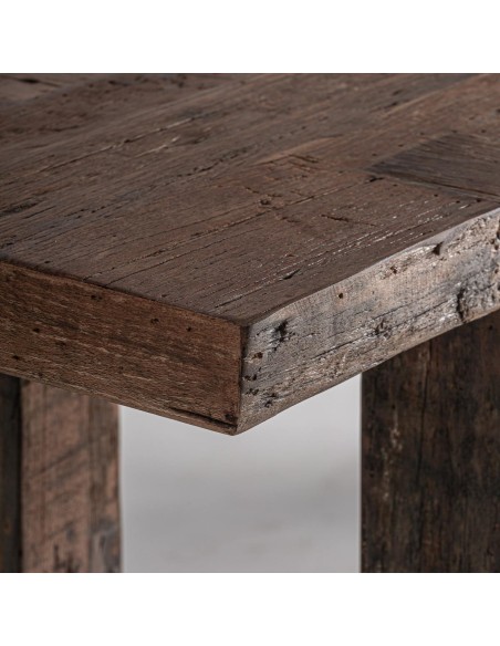 Consola de Madera Recuperada Marrón Vical Home – Diseño Natural y Elegancia Artesanal