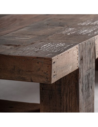 Mesa de Centro de Madera Recuperada Marrón...