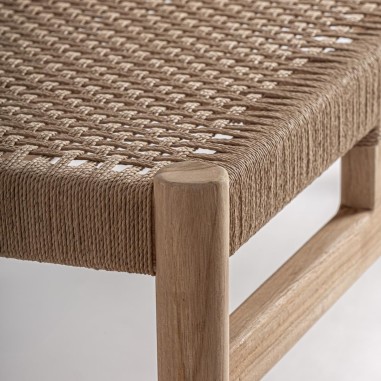 Banco Caen de Madera de Teka Marrón 150 cm...