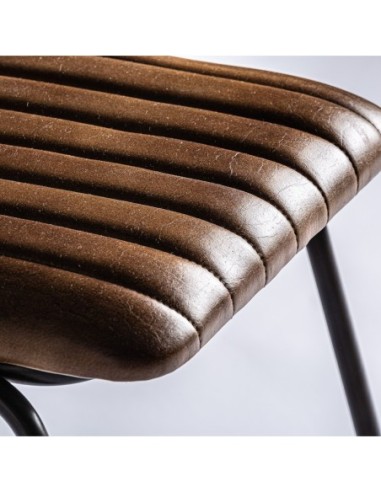 Silla de Cuero y Hierro Almstock – VICAL Home