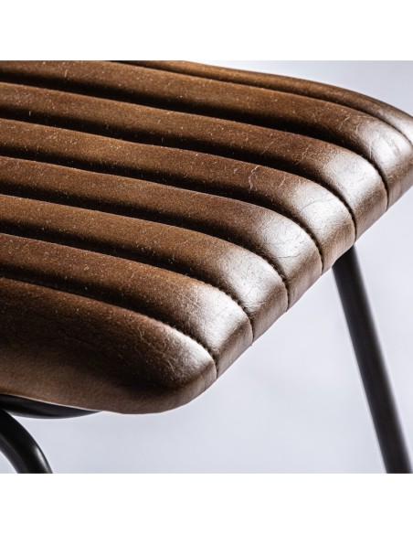 Silla de Cuero y Hierro Almstock – VICAL Home