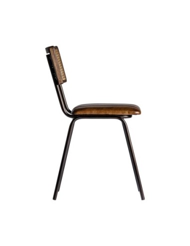 Silla de Cuero y Hierro Almstock – VICAL Home