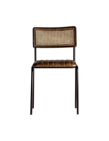 Silla de Cuero y Hierro Almstock – VICAL Home