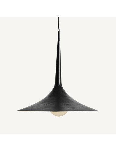 Lámpara de Colgar en Hierro Negro y Dorado –...