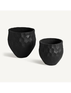 Ánfora J/2 EsseG de Terracota en Color Negro – Vical Home 2