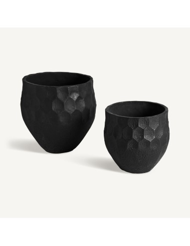 Ánfora J/2 EsseG de Terracota en Color Negro –...
