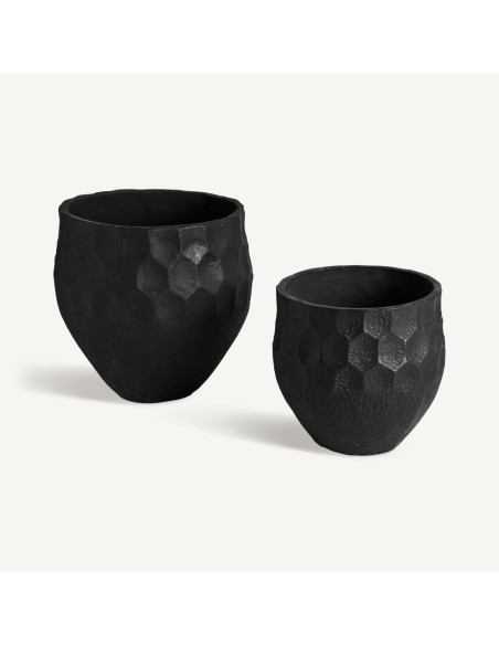 Ánfora J/2 EsseG de Terracota en Color Negro – Vical Home