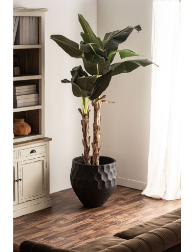 Ánfora J/2 EsseG de Terracota en Color Negro –...