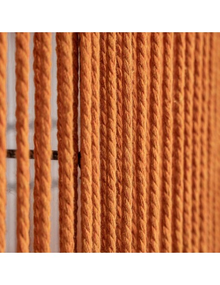Lámpara de Colgar Coral en Algodón Naranja – Estilo Boho | Vical Home