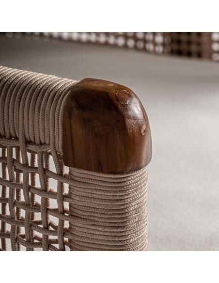 Sillón Trena de Vical Home en madera de teca reciclada – Elegancia natural para exteriores