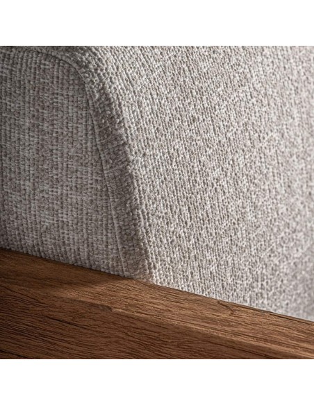 Sofá Testa de Vical Home en Teca Reciclada y Polipropileno Blanco – Diseño Natural y Sostenible