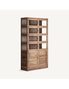 Vitrina Helmond de Madera Recuperada en Color Marrón –... 2